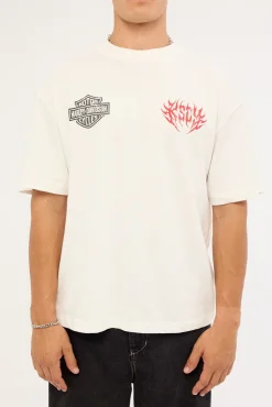 KSCY x Harley Davidson Cruiser Street Tee Natural White