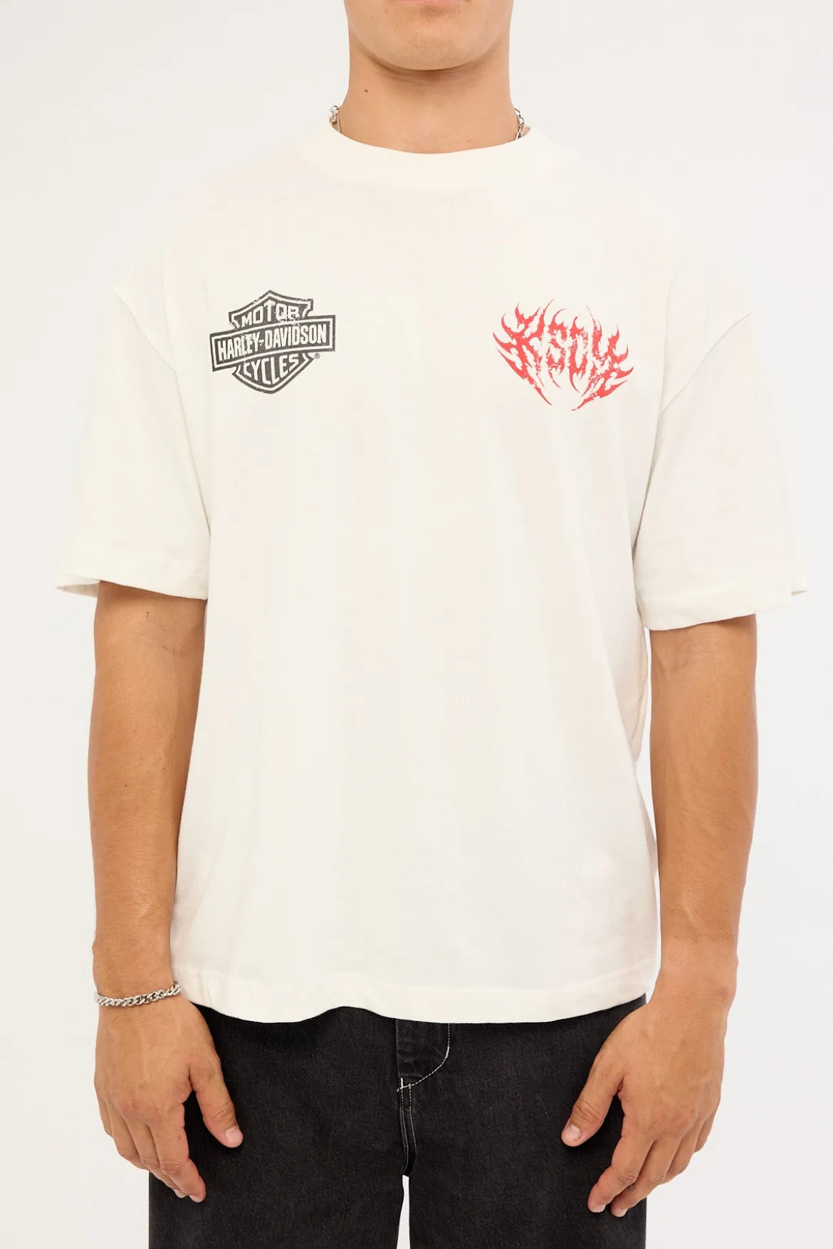 KSCY x Harley Davidson Cruiser Street Tee Natural White