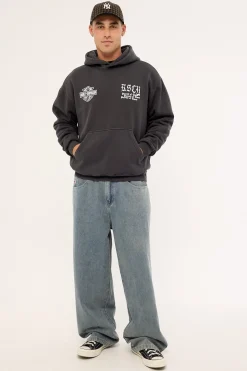 KSCY x Harley Davidson Cycles Relaxed Hoodie Jet Black