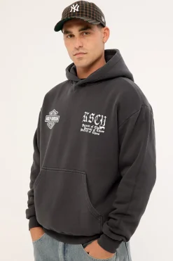 KSCY x Harley Davidson Cycles Relaxed Hoodie Jet Black