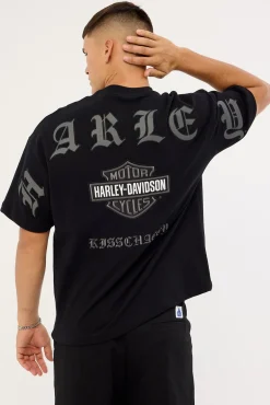 KSCY x Harley Davidson Outlaw Loopback Street Tee Jet Black
