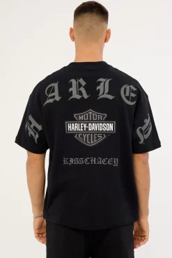 KSCY x Harley Davidson Outlaw Loopback Street Tee Jet Black