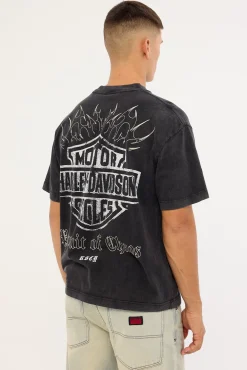 KSCY x Harley Davidson Resurgence Street Tee Snow Black