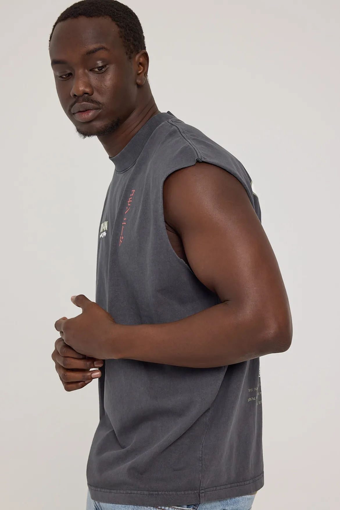 Kuzushi Muscle Tank Washed Black