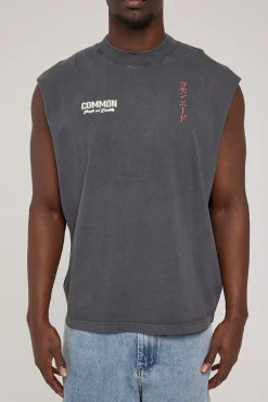 Kuzushi Muscle Tank Washed Black