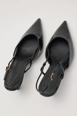 Kyrie Heel Black Patent
