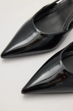 Kyrie Heel Black Patent