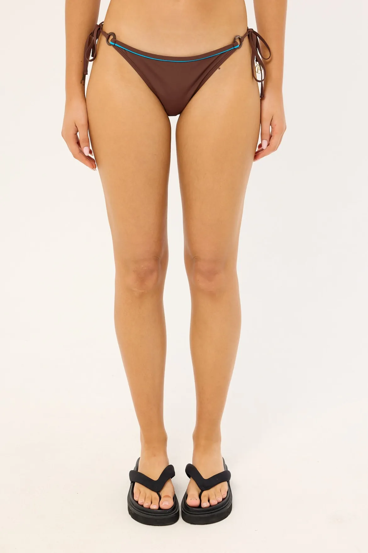 La Cabana Brazilian Side Tie Bikini Pant Java