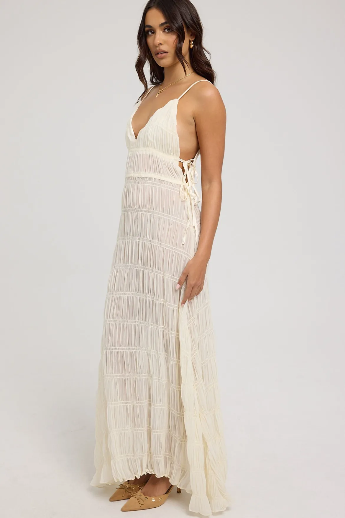 La Louisiane Maxi Dress Shell