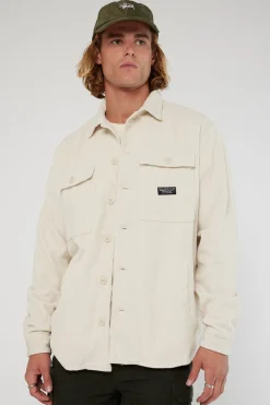 Labour Cord Overshirt Bone