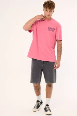 Labyrinth Tee Raspberry