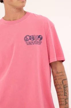 Labyrinth Tee Raspberry