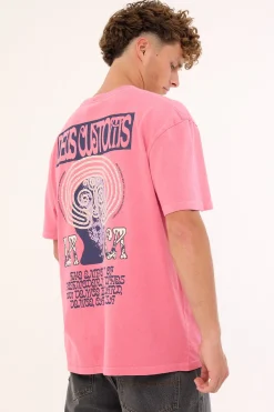 Labyrinth Tee Raspberry