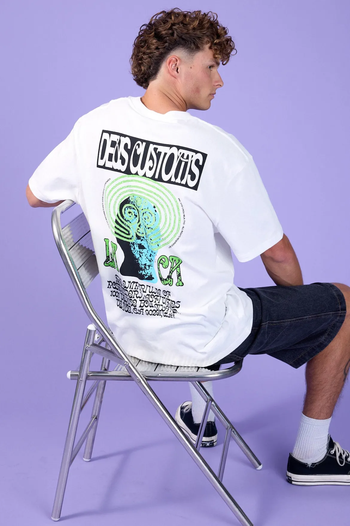 Labyrinth Tee Vintage White