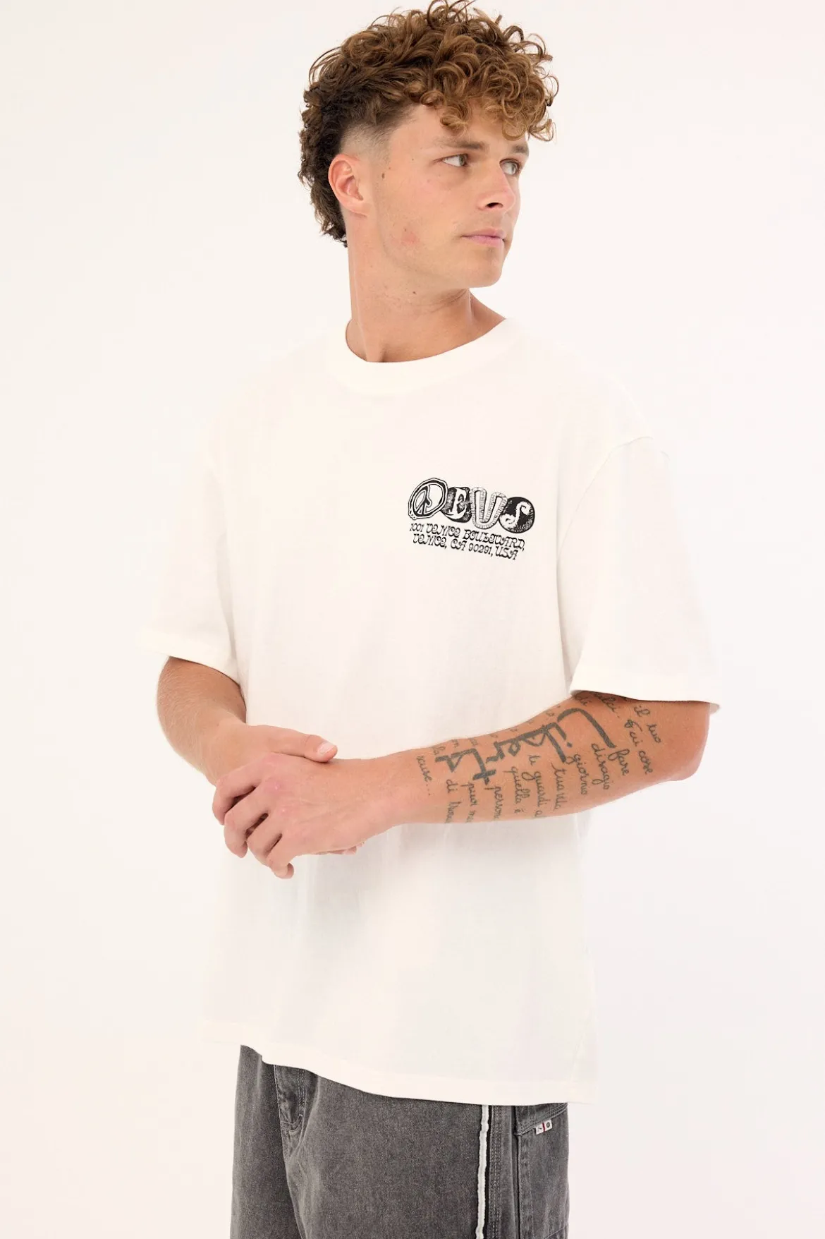 Labyrinth Tee Vintage White