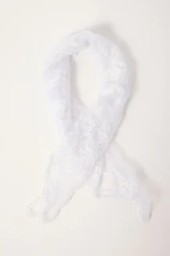 Lace Headscarf White