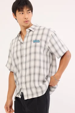 Lair Cropped Short Sleeve Shirt White