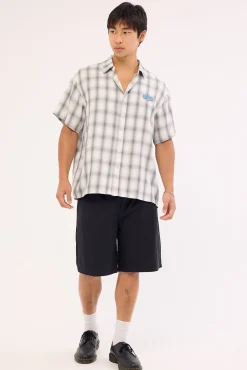 Lair Cropped Short Sleeve Shirt White
