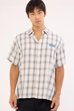 Lair Cropped Short Sleeve Shirt White