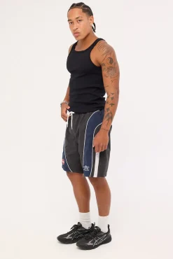 Laps Elastic Swim Short Worn Black