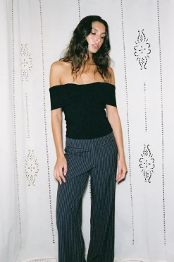Lassie Bow Top Black