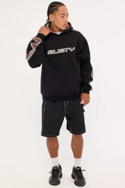 Law Low Hooded Fleece Black