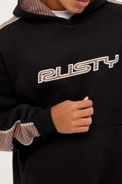 Law Low Hooded Fleece Black