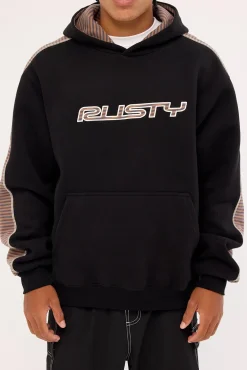 Law Low Hooded Fleece Black