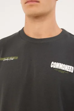 Lawn Heavyweight Boxy Tee Off Black