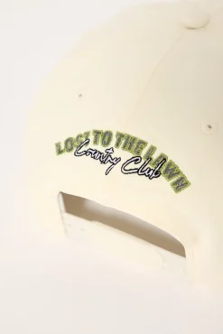 Lawn Skate Cap Off White