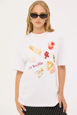 Le Buffet Oversized T-Shirt White