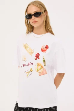 Le Buffet Oversized T-Shirt White
