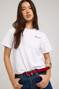 Lee x Gabi Sullivan Signature Shrunken Tee Optic White