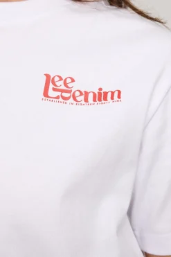 Lee x Gabi Sullivan Signature Shrunken Tee Optic White