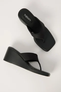 Lem Wedge Heel Black