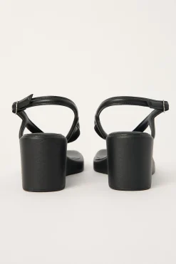 Leni Wedge Heel Black