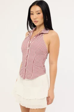 Lenny Frill Mini Skirt White