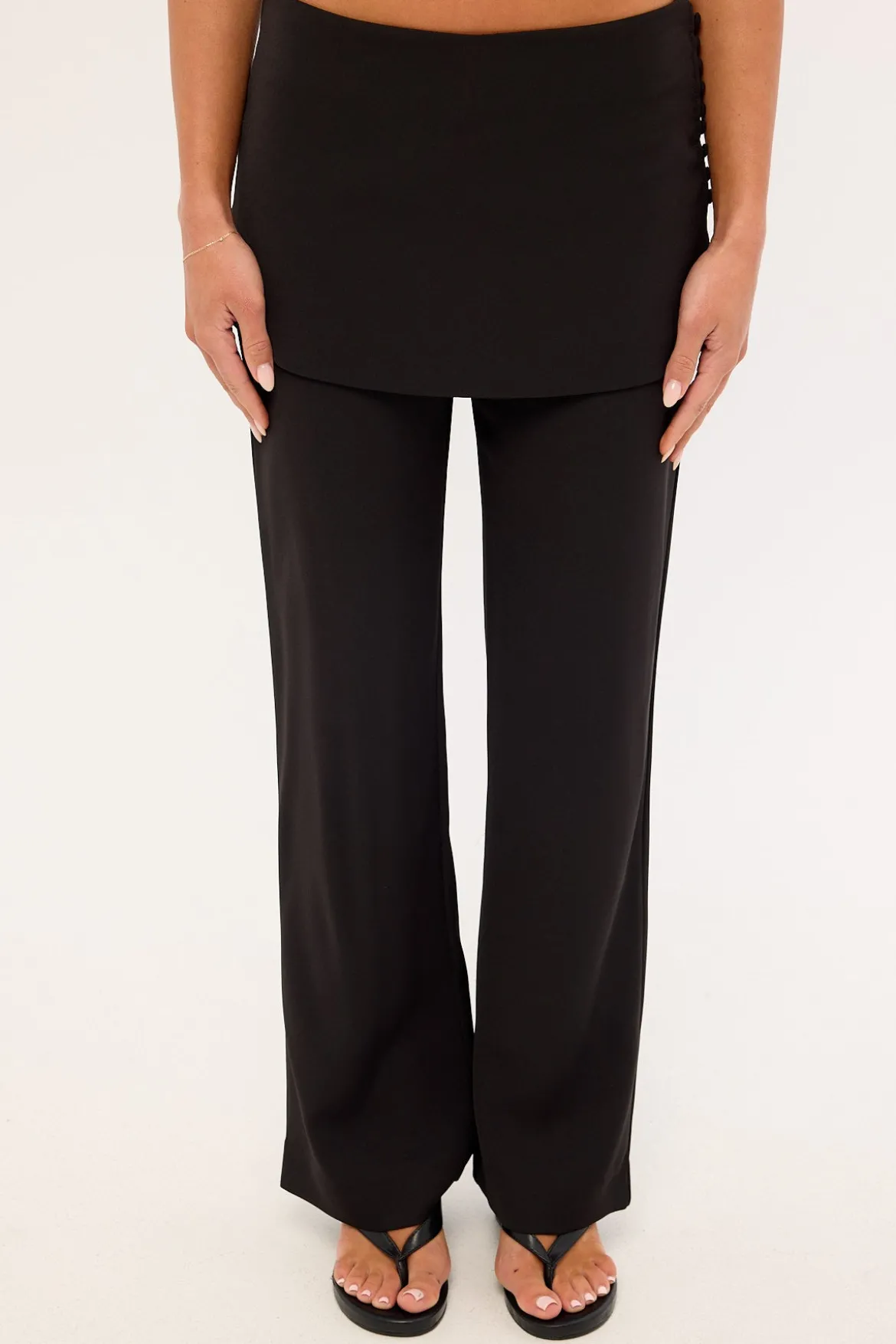 Lenny Skirt Pants Black