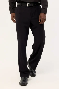 Leo Relaxed Tailored Trouser Black