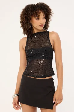Lexie Mid Rise Asymmetrical Skort Black