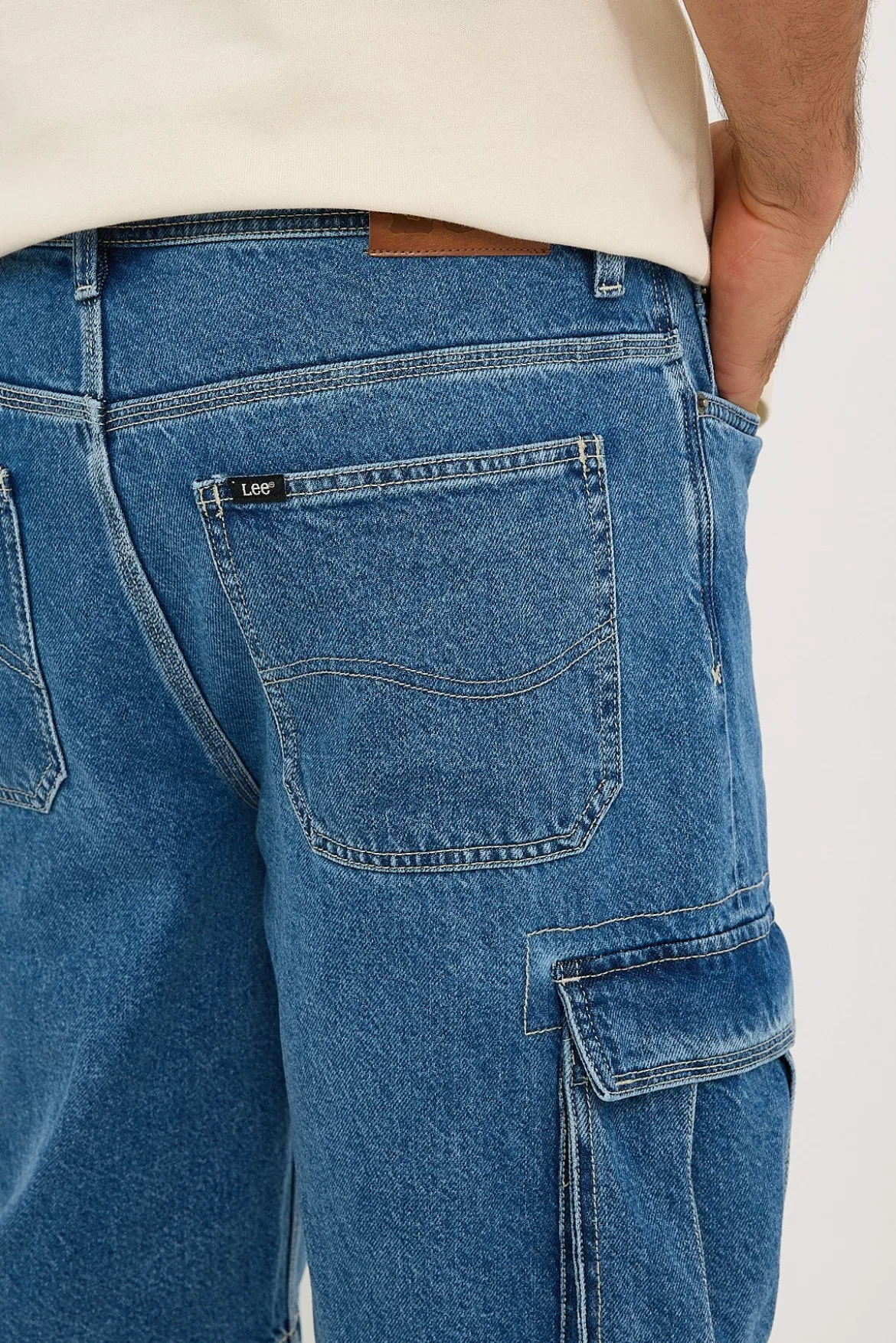 L-Five Biggie Cargo Short Point of Blue Point of Blue