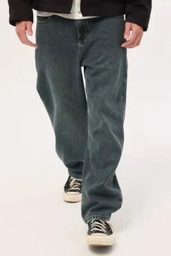 Lifted Big Slacker Denim Jean Metal Blue