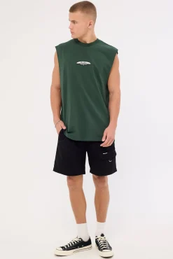 Lifted Embro Merch Fit Muscle Tee Sycamore