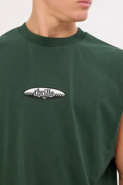 Lifted Embro Merch Fit Muscle Tee Sycamore
