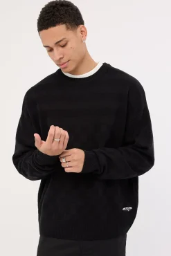 Lifted Spirits Crew Knit Black