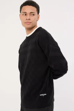 Lifted Spirits Crew Knit Black
