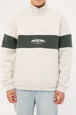 Lifted Spirits Quarter Zip Fleece Snow Marle