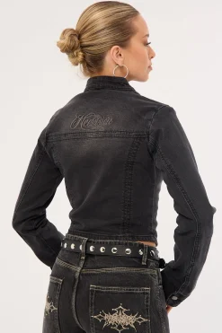 Limitless Denim Jacket Washed Black