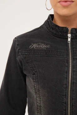 Limitless Denim Jacket Washed Black