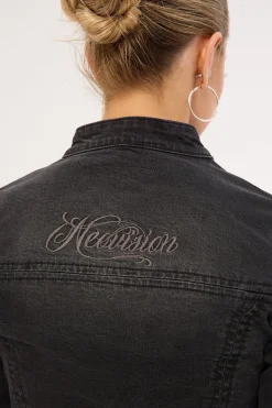 Limitless Denim Jacket Washed Black